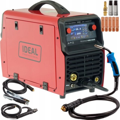 Ideal 222 LCD MIG TIG MMA SYNERGIA VRD ALU Ideal 222 LCD MIG TIG MMA SYNERGIA VRD ALU