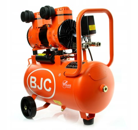 SPRĘŻARKA POWIETRZA KOMPRESOR BEZOLEJOWY 24L CICHY 230V BJC 1500W SPRĘŻARKA POWIETRZA KOMPRESOR BEZOLEJOWY 24L CICHY 230V BJC 1500W