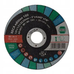 TARCZE DO METALU RECA A60T-BF-80 125X1,2X22,23MM