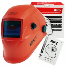 AUTOMATYCZNA PRZYŁBICA SPAWALNICZA APS-510G RED MAT PRO TRUE COLOR IDEAL