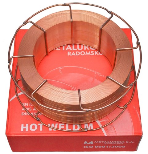 Drut spawalniczy SG2 1,2/15kg HOT WELD METALURGIA Drut spawalniczy SG2 1,2/15kg HOT WELD METALURGIA