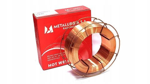 Drut spawalniczy SG2 1,2/15kg HOT WELD METALURGIA Drut spawalniczy SG2 1,2/15kg HOT WELD METALURGIA