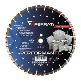 FERRATI TARCZA DIAMENTOWA TNĄCA PERFORMANTE Ø 350 MM x 25,4 MM