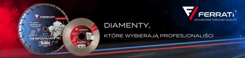 FERRATI TARCZA DIAMENTOWA TNĄCA PERFORMANTE Ø 500 MM x 25,4/20 MM FERRATI TARCZA DIAMENTOWA TNĄCA PERFORMANTE Ø 500 MM x 25,4/20 MM