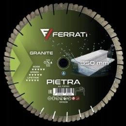 FERRATI TARCZA DIAMENTOWA TNĄCA PIETRA Ø 350 MM x 25,4 MM