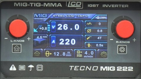 Ideal 222 LCD MIG TIG MMA SYNERGIA VRD ALU Ideal 222 LCD MIG TIG MMA SYNERGIA VRD ALU