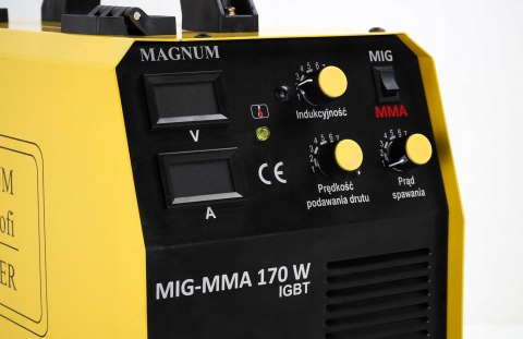 Półautomat Magnum MIG 170W MMA IGBT MMA MIGOMAT Półautomat Magnum MIG 170W MMA IGBT MMA MIGOMAT