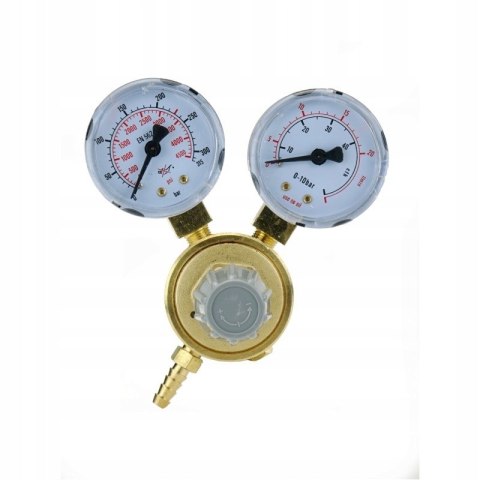 Reduktor butlowy CO2/Ar z dwoma manometrami Ideal mieszanka argonowa 20 bar Reduktor butlowy CO2/Ar z dwoma manometrami Ideal mieszanka argonowa 20 bar