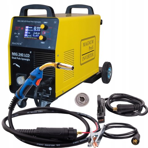 SPAWARKA MIGOMAT MAGNUM MIG 240 DUAL PULS LCD 3w1 SPAWARKA MIGOMAT MAGNUM MIG 240 DUAL PULS LCD 3w1