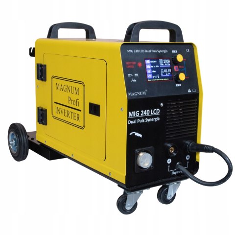 SPAWARKA MIGOMAT MAGNUM MIG 240 DUAL PULS LCD 3w1 SPAWARKA MIGOMAT MAGNUM MIG 240 DUAL PULS LCD 3w1