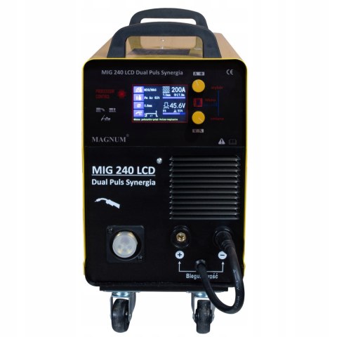 SPAWARKA MIGOMAT MAGNUM MIG 240 DUAL PULS LCD 3w1 SPAWARKA MIGOMAT MAGNUM MIG 240 DUAL PULS LCD 3w1