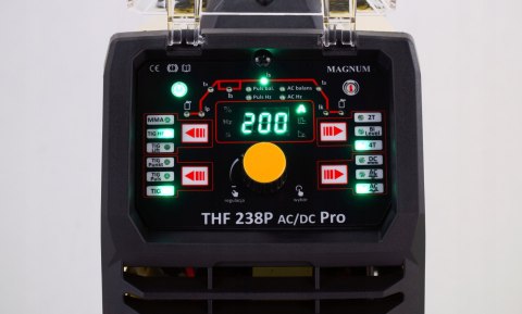 Spawarka Magnum TIG AC DC THF 238 Pro 200 A HF Aluminium Puls PUNKT IGBT Spawarka Magnum TIG AC DC THF 238 Pro 200 A HF Aluminium Puls PUNKT IGBT
