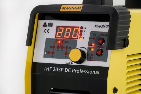 Spawarka inwertorowa Magnum TIG MAGNUM THF 203P XRS1 5-200 A Spawarka inwertorowa Magnum TIG MAGNUM THF 203P XRS1 5-200 A