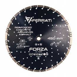 Tarcza diamentowa tnąca 1A1RSS 450mm 25,4-F4mm FORZA FERRATi
