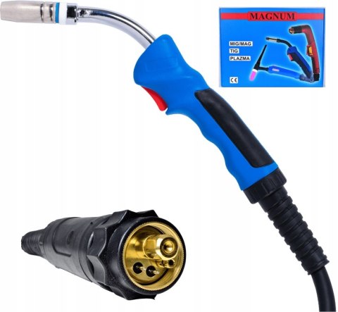 Uchwyt MIG/MAG MB-15/5m MAGNUM złącze EURO do 200A Uchwyt MIG/MAG MB-15/5m MAGNUM złącze EURO do 200A