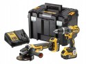 Zestaw elektronarzędzi DeWalt DCK2020P2T wiertarka + szlifierka 2xAku 5,0Ah
