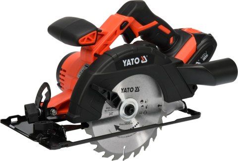 YATO PILARKA TARCZOWA 165mm 18V 1x2,0Ah YATO PILARKA TARCZOWA 165mm 18V 1x2,0Ah