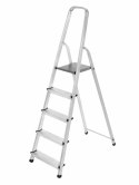 AWTOOLS DRABINA ALUMINIOWA 125kg 5 STOPNI WOLNOSTOJĄCA