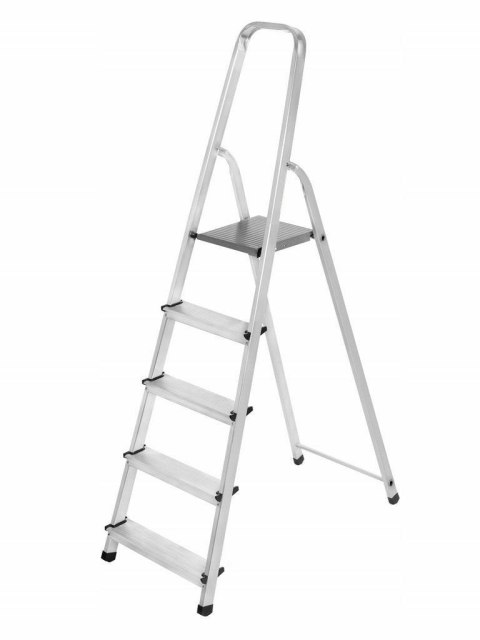 AWTOOLS DRABINA ALUMINIOWA 125kg 5 STOPNI WOLNOSTOJĄCA AWTOOLS DRABINA ALUMINIOWA 125kg 5 STOPNI WOLNOSTOJĄCA
