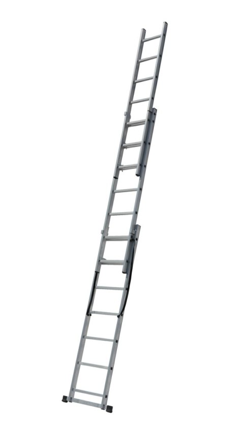 AWTOOLS DRABINA ALUMINIOWA 3x12 STOPNI 150KG ADAPATACJA NA SCHODY AWTOOLS DRABINA ALUMINIOWA 3x12 STOPNI 150KG ADAPATACJA NA SCHODY
