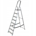 AWTOOLS DRABINA ALUMINIOWA 150kg 6 STOPNI WOLNOSTOJĄCA