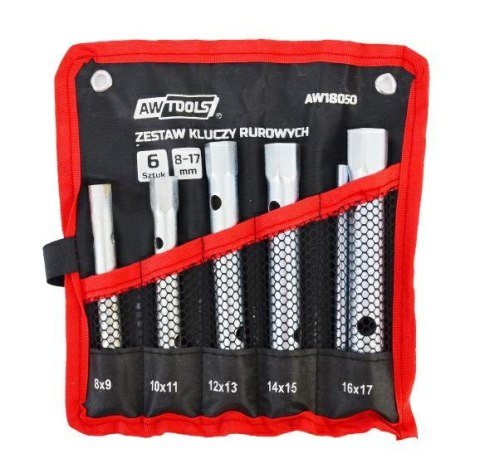 AWTOOLS KLUCZE RUROWE 6szt. /8mm-17mm/ AWTOOLS KLUCZE RUROWE 6szt. /8mm-17mm/