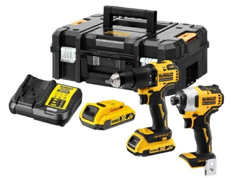 DEWALT ZESTAW COMBO 18V 2x2,0Ah WKRĘTARKA UDAROWA DCD709 + ZAKRĘTARKA DCF809 DCK2062D2T DEWALT ZESTAW COMBO 18V 2x2,0Ah WKRĘTARKA UDAROWA DCD709 + ZAKRĘTARKA DCF809 DCK2062D2T