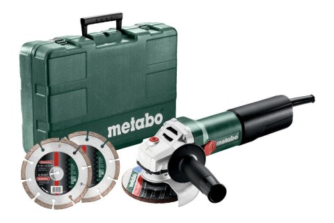 METABO SZLIFIERKA KĄT.125 /WQ 1100-125 WALIZKA + 2 TARCZE DIAMENTOWE METABO SZLIFIERKA KĄT.125 /WQ 1100-125 WALIZKA + 2 TARCZE DIAMENTOWE