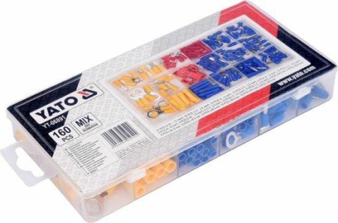 YATO ZŁĄCZA ELEKTRYCZNE 160szt. YATO ZŁĄCZA ELEKTRYCZNE 160szt.