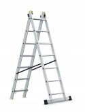 AWTOOLS DRABINA ALUMINIOWA 2x7 150KG WIELOFUNKCYJNA 2-CZĘŚCIOWA