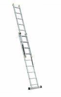AWTOOLS DRABINA ALUMINIOWA 2x9 150KG WIELOFUNKCYJNA 2-CZĘŚCIOWA