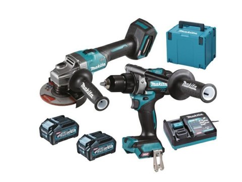 MAKITA ZESTAW COMBO 40Vmax XGT (GA005G+DF001G) 2x4,0Ah MAKPAC DK0124G201 MAKITA ZESTAW COMBO 40Vmax XGT (GA005G+DF001G) 2x4,0Ah MAKPAC DK0124G201