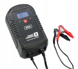 Prostownik automatyczny SMART CHARGER 8 LCD 6V i 12V IDEAL 8A