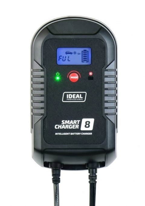 Prostownik automatyczny SMART CHARGER 8 LCD 6V i 12V IDEAL 8A Prostownik automatyczny SMART CHARGER 8 LCD 6V i 12V IDEAL 8A