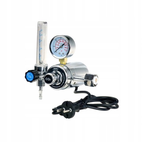 REDUKTOR CO2/ARGON Z ROTAMETREM I PODGRZEWACZEM 36V IDEAL 265500 REDUKTOR CO2/ARGON Z ROTAMETREM I PODGRZEWACZEM 36V IDEAL 265500