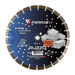 Tarcza diamentowa tnąca 1A1RSS-W 350mm 25,4-F4mm RUZZO