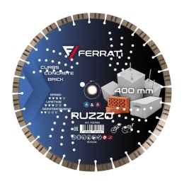 Tarcza diamentowa tnąca 1A1RSS-W 400mm 25,4-F4mm RUZZO