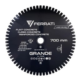 Tarcza diamentowa tnąca 700mm 60mm GRANDE