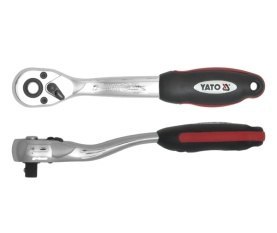 YATO GRZECHOTKA WYGIĘTA 3/8" 72-ZĘBY 0317 YATO GRZECHOTKA WYGIĘTA 3/8" 72-ZĘBY 0317