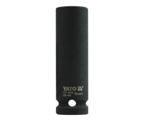 YATO NASADKA UDAROWA 6-KĄTNA 1/2" DŁUGA 16mm YATO NASADKA UDAROWA 6-KĄTNA 1/2" DŁUGA 16mm