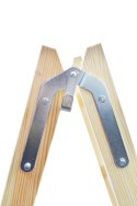 AWTOOLS DRABINA DREWNIANA 2x 5 STOPNI 150KG