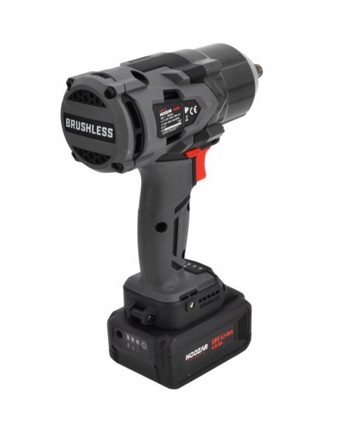 HOOZAR KLUCZ UDAROWY BEZSZCZOTKOWY 1/2" 18V 1x4.0Ah 600Nm IW20BL-M1 HOOZAR KLUCZ UDAROWY BEZSZCZOTKOWY 1/2" 18V 1x4.0Ah 600Nm IW20BL-M1