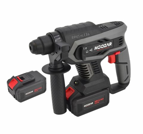 HOOZAR MŁOTOWIERTARKA BEZSZCZOTKOWA SDS+ 18V 2x4.0Ah 2.2J RH10BL-M2 HOOZAR MŁOTOWIERTARKA BEZSZCZOTKOWA SDS+ 18V 2x4.0Ah 2.2J RH10BL-M2