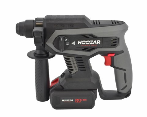 HOOZAR MŁOTOWIERTARKA BEZSZCZOTKOWA SDS+ 18V 2x4.0Ah 2.2J RH10BL-M2 HOOZAR MŁOTOWIERTARKA BEZSZCZOTKOWA SDS+ 18V 2x4.0Ah 2.2J RH10BL-M2