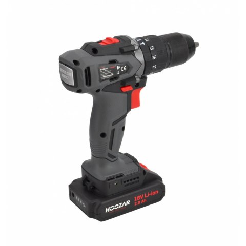 HOOZAR WKRĘTARKA UDAROWA BEZSZCZOTKOWA 18V 1x2.0Ah 45Nm CDH45BL-D1 HOOZAR WKRĘTARKA UDAROWA BEZSZCZOTKOWA 18V 1x2.0Ah 45Nm CDH45BL-D1