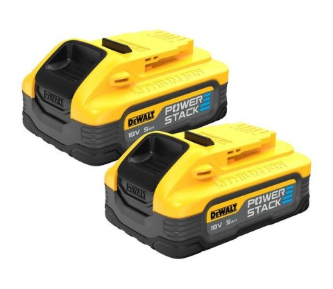 DEWALT AKUMULATOR 18V 5,0Ah 2szt. POWERSTACK DCBP518H2 DEWALT AKUMULATOR 18V 5,0Ah 2szt. POWERSTACK DCBP518H2