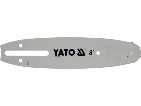 YATO PROWADNICA ŁAŃCUCHA 20cm (8") 3/8" 33 0.043" P YATO PROWADNICA ŁAŃCUCHA 20cm (8") 3/8" 33 0.043" P