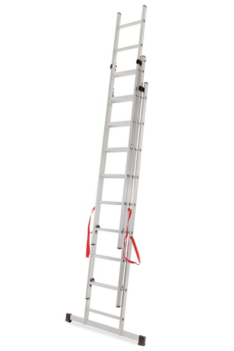 AWTOOLS DRABINA ALUMINIOWA BASIC 3x10 STOPNI 150KG AWTOOLS DRABINA ALUMINIOWA BASIC 3x10 STOPNI 150KG