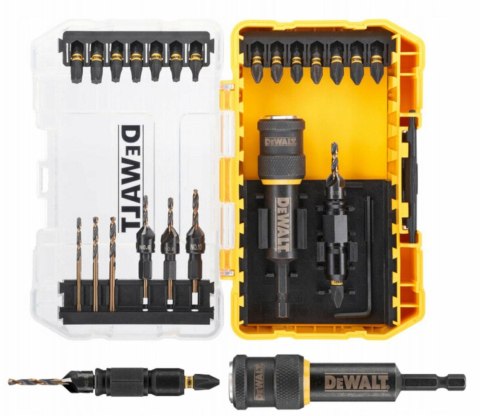 DEWALT ZESTAW WIERTEŁ I BITÓW 22cz. "OBRÓĆ I PRACUJ" DEWALT ZESTAW WIERTEŁ I BITÓW 22cz. "OBRÓĆ I PRACUJ"