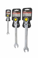 AWTOOLS KLUCZ PŁASKO-OCZKOWY Z GRZECHOTKĄ PRZEGUBOWY 12mm